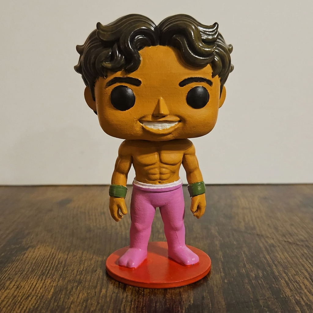 Figura personalizada terminada con todos los detalles pintados a mano