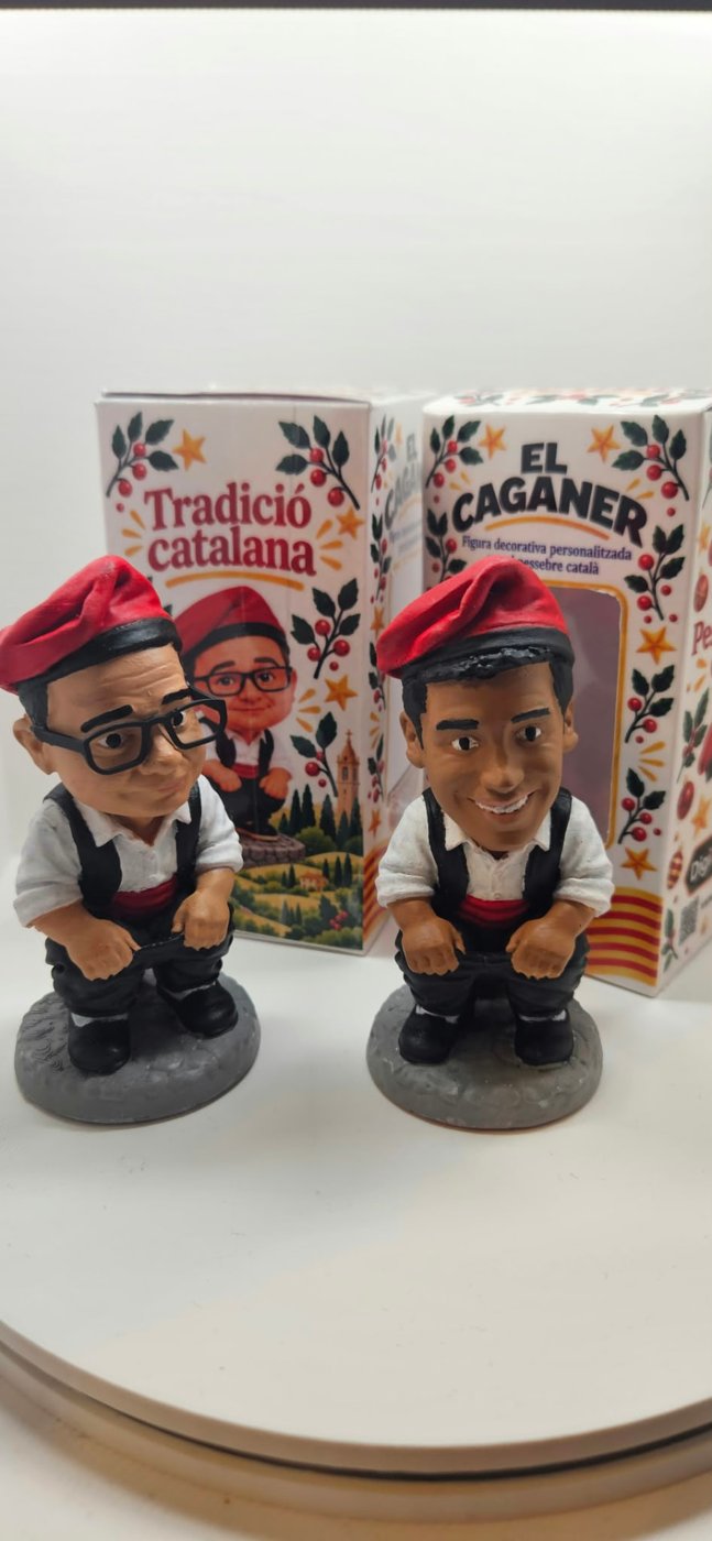 Caganers terminados con barretina